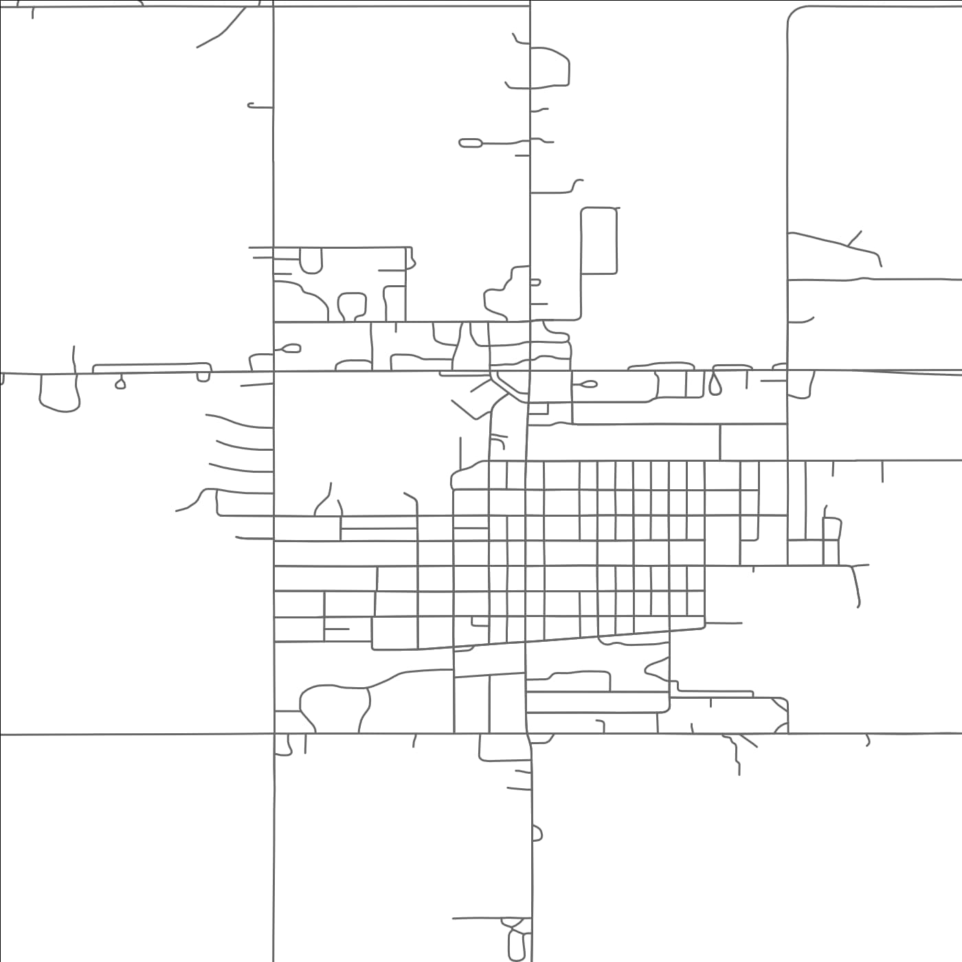 ROAD MAP OF WEBSTER, SOUTH DAKOTA BY MAPBAKES