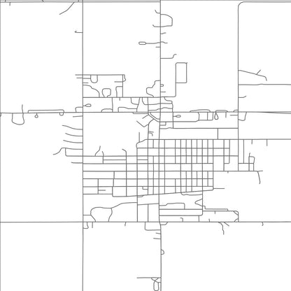 ROAD MAP OF WEBSTER, SOUTH DAKOTA BY MAPBAKES