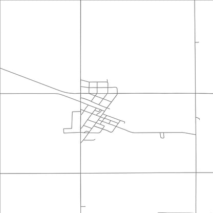 ROAD MAP OF WESSINGTON, SOUTH DAKOTA BY MAPBAKES