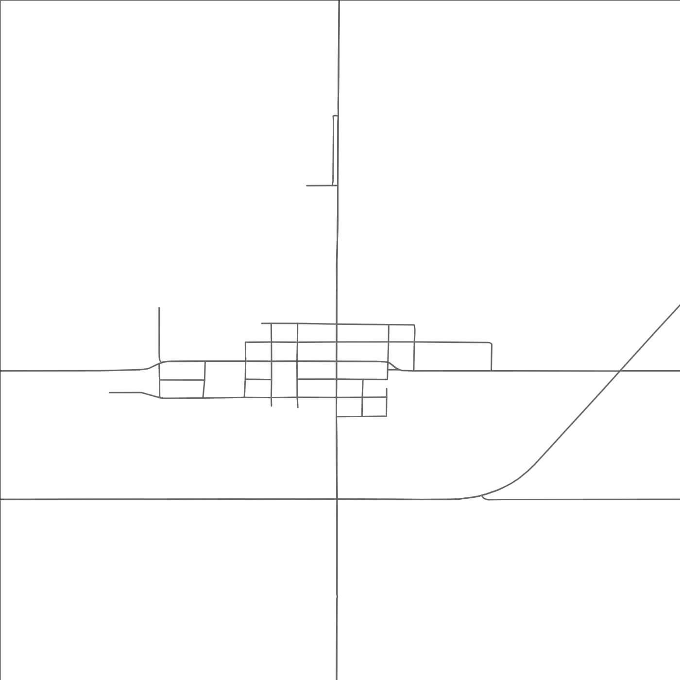 ROAD MAP OF WHITE, SOUTH DAKOTA BY MAPBAKES