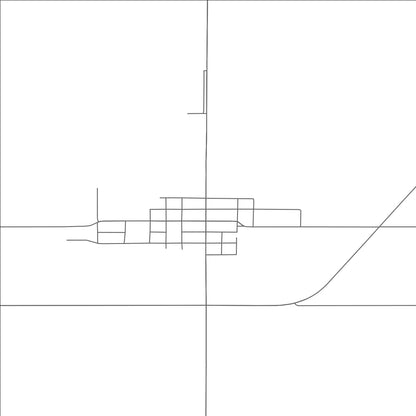 ROAD MAP OF WHITE, SOUTH DAKOTA BY MAPBAKES