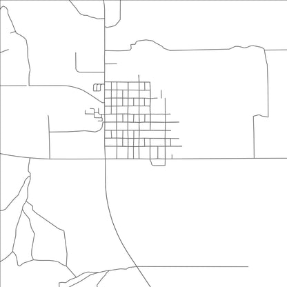 ROAD MAP OF WHITE RIVER, SOUTH DAKOTA BY MAPBAKES