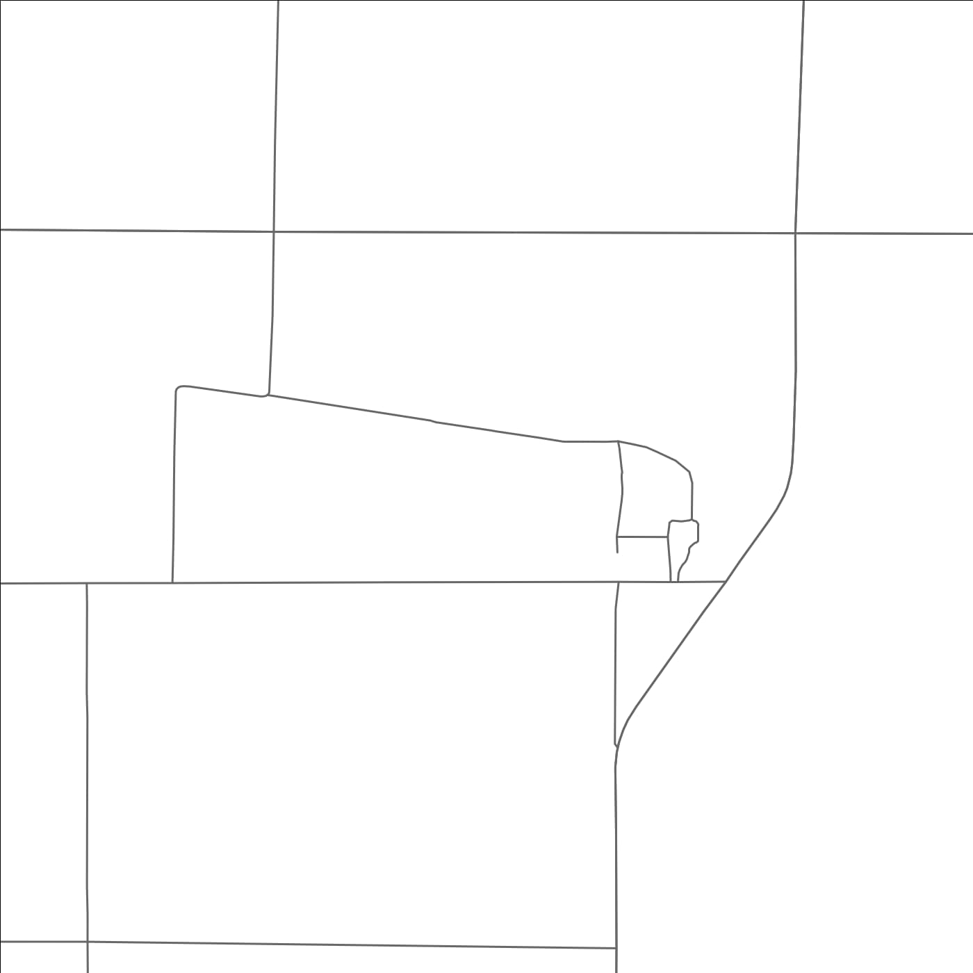 ROAD MAP OF WHITE ROCK COLONY, SOUTH DAKOTA BY MAPBAKES