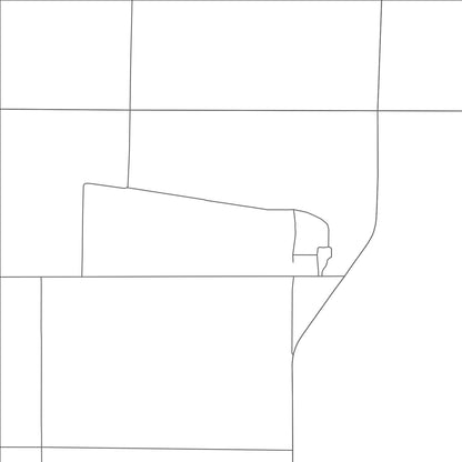 ROAD MAP OF WHITE ROCK COLONY, SOUTH DAKOTA BY MAPBAKES