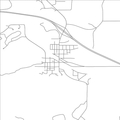 ROAD MAP OF WHITEWOOD, SOUTH DAKOTA BY MAPBAKES