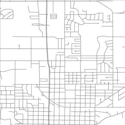 ROAD MAP OF YANKTON, SOUTH DAKOTA BY MAPBAKES