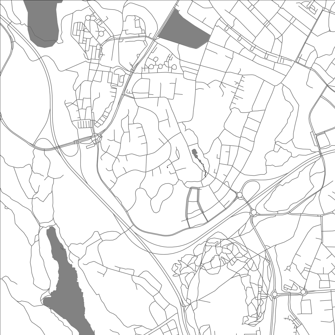 ROAD MAP OF ALTA, SWEDEN BY MAPBAKES