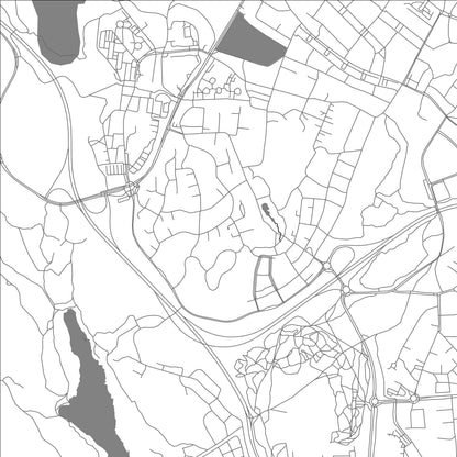 ROAD MAP OF ALTA, SWEDEN BY MAPBAKES