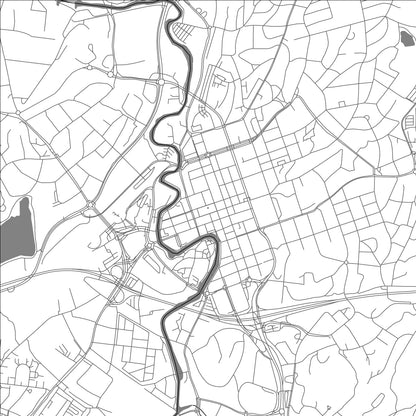 ROAD MAP OF BORAS, SWEDEN BY MAPBAKES