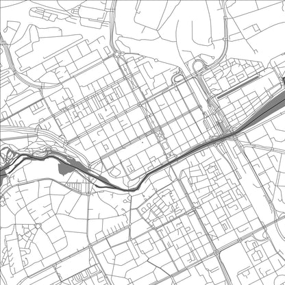 ROAD MAP OF GAVLE, SWEDEN BY MAPBAKES