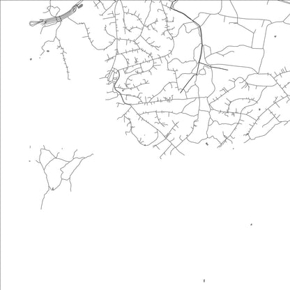 ROAD MAP OF HJUVIK, SWEDEN BY MAPBAKES