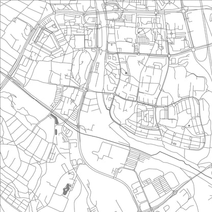 ROAD MAP OF JAKOBSBERG, SWEDEN BY MAPBAKES