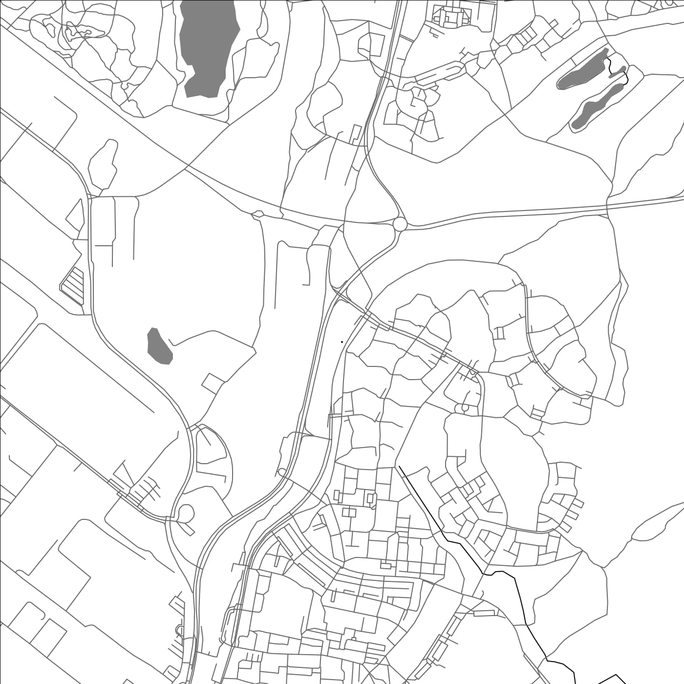 ROAD MAP OF JORDBRO, SWEDEN BY MAPBAKES