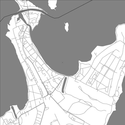 ROAD MAP OF KARLSBORG, SWEDEN BY MAPBAKES