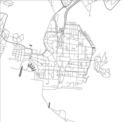 ROAD MAP OF KARLSKRONA, SWEDEN BY MAPBAKES