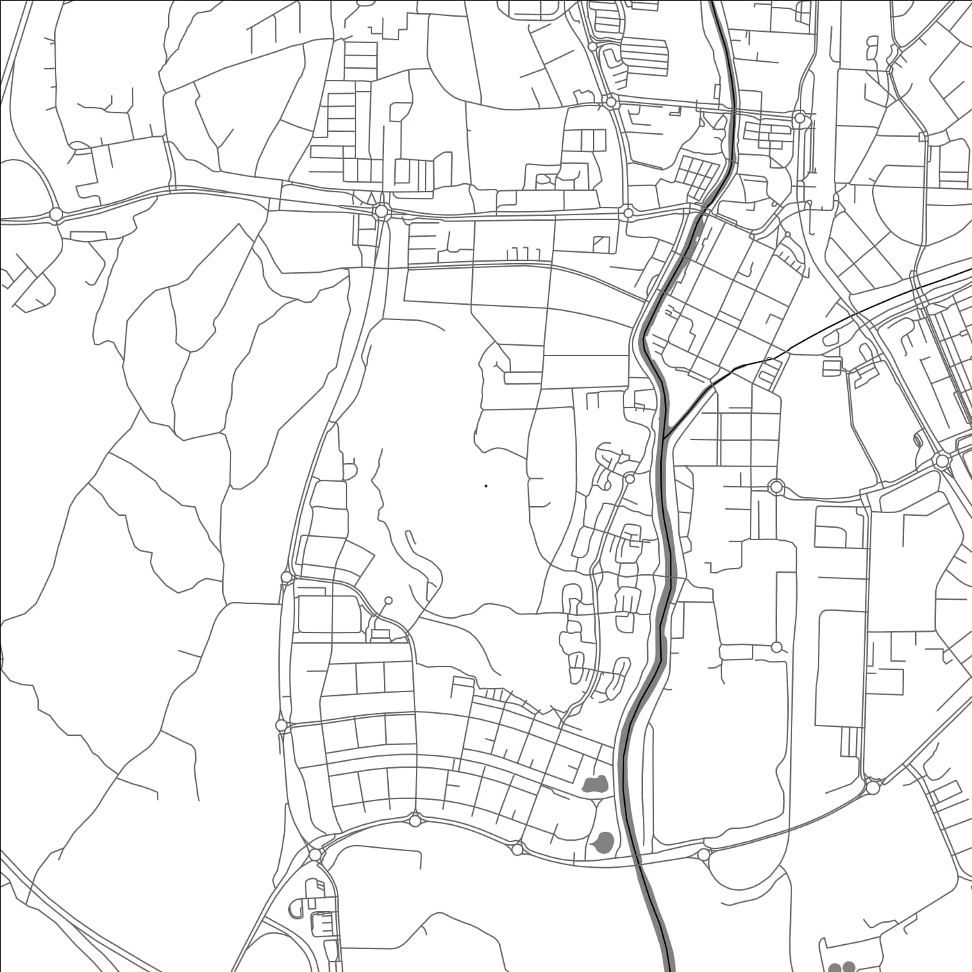 ROAD MAP OF KUNGSBACKA, SWEDEN BY MAPBAKES