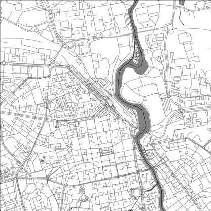 ROAD MAP OF LINKOPING, SWEDEN BY MAPBAKES