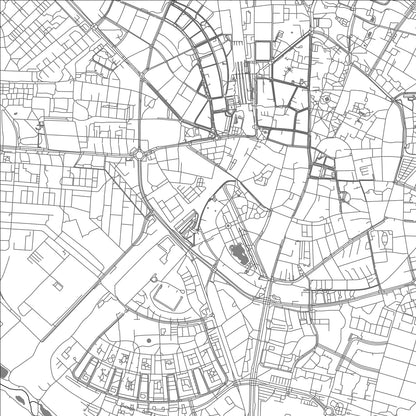 ROAD MAP OF LUND, SWEDEN BY MAPBAKES