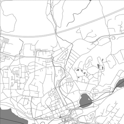 ROAD MAP OF MOLNLYCKE, SWEDEN BY MAPBAKES