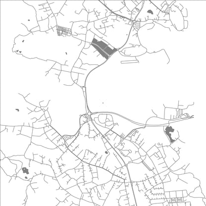 ROAD MAP OF OCKERO, SWEDEN BY MAPBAKES