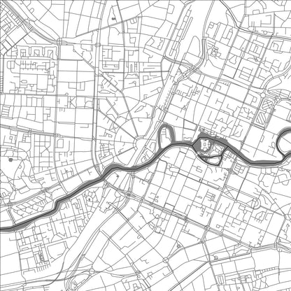 ROAD MAP OF OREBRO, SWEDEN BY MAPBAKES