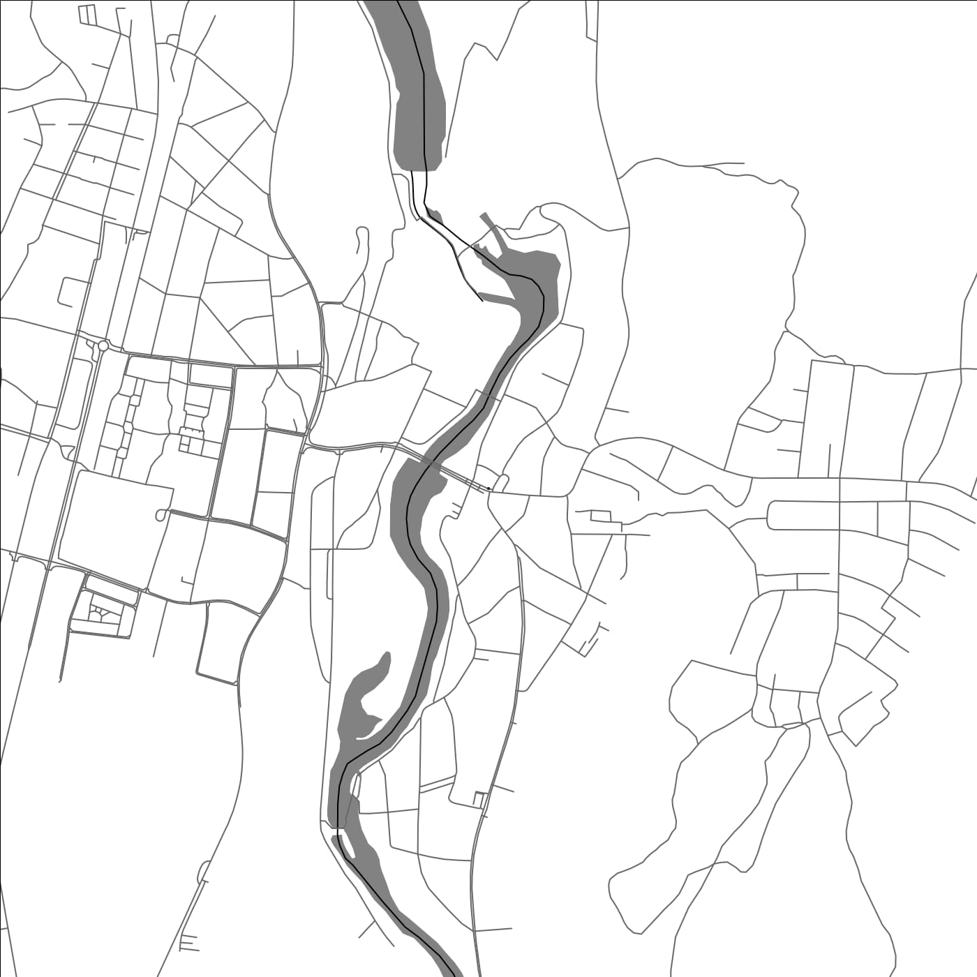 ROAD MAP OF OSKARSTROM, SWEDEN BY MAPBAKES