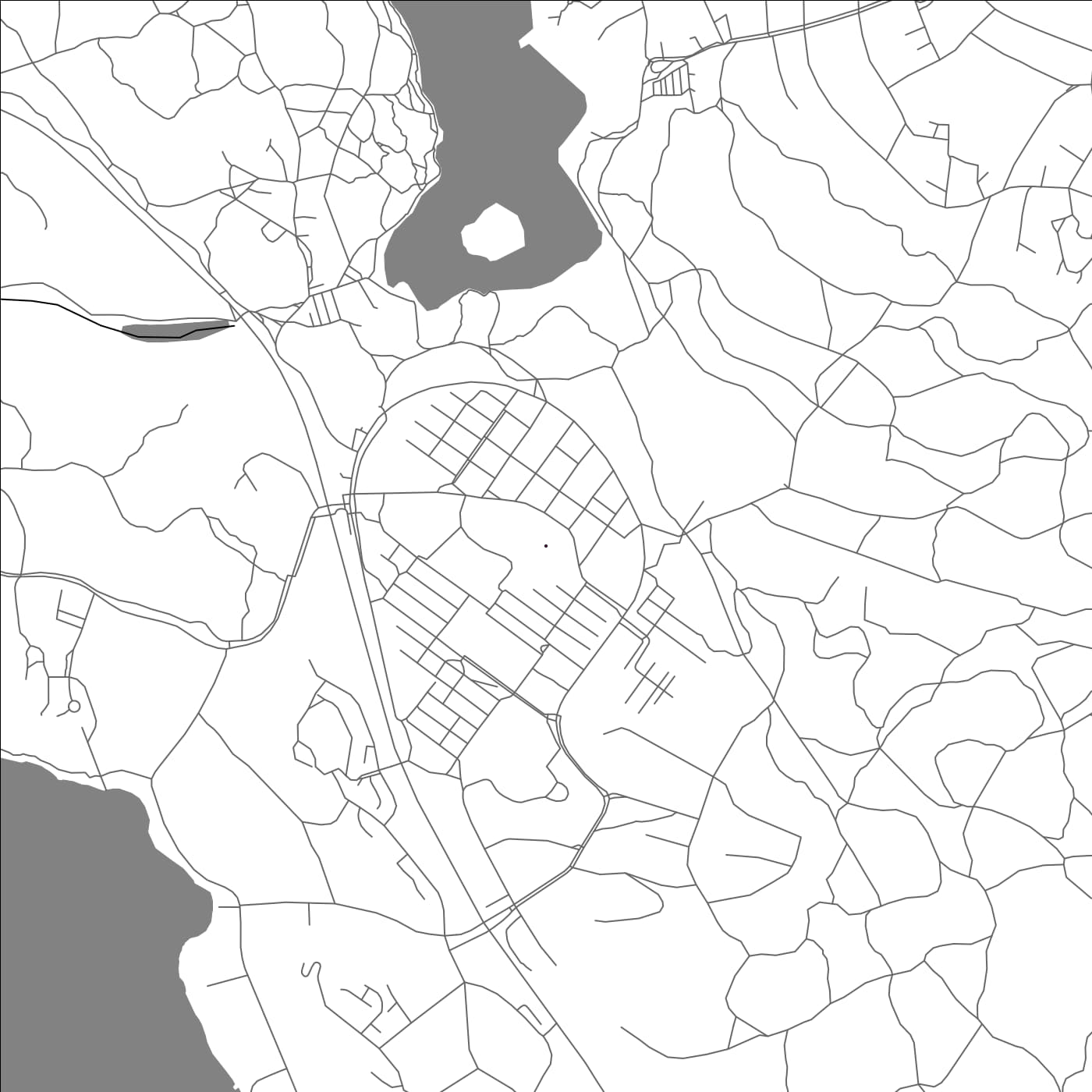 ROAD MAP OF SJOBERG, SWEDEN BY MAPBAKES