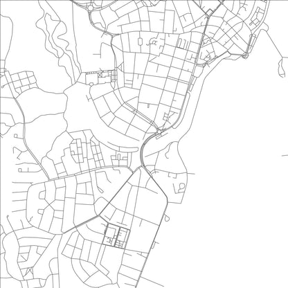 ROAD MAP OF SOLVESBORG, SWEDEN BY MAPBAKES