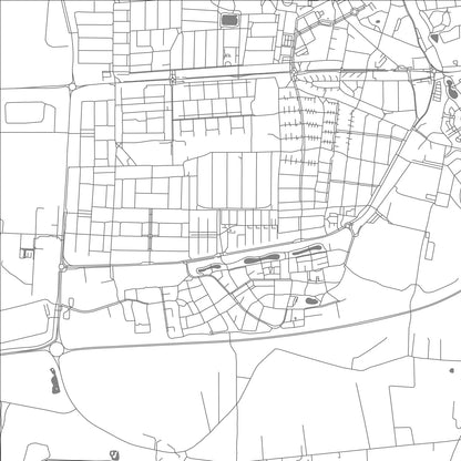 ROAD MAP OF STAFFANSTORP, SWEDEN BY MAPBAKES