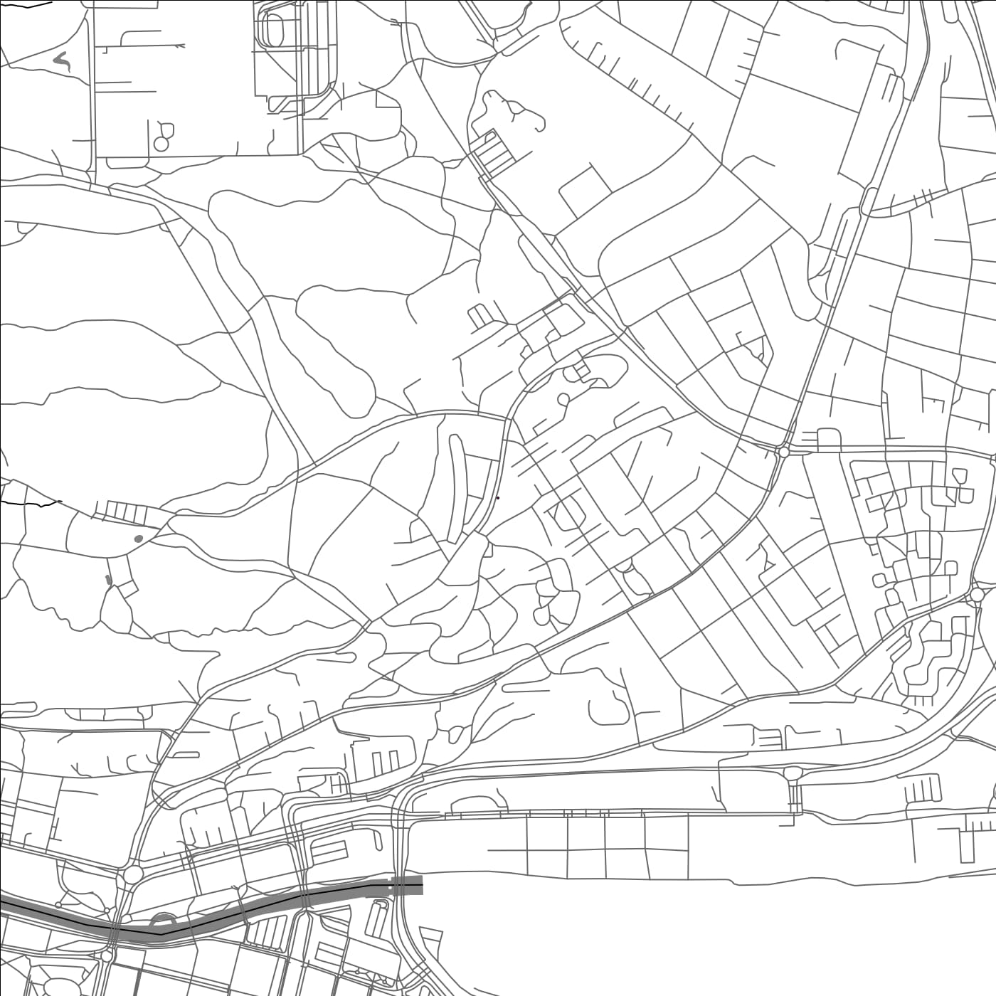 ROAD MAP OF SUNDSVALL, SWEDEN BY MAPBAKES