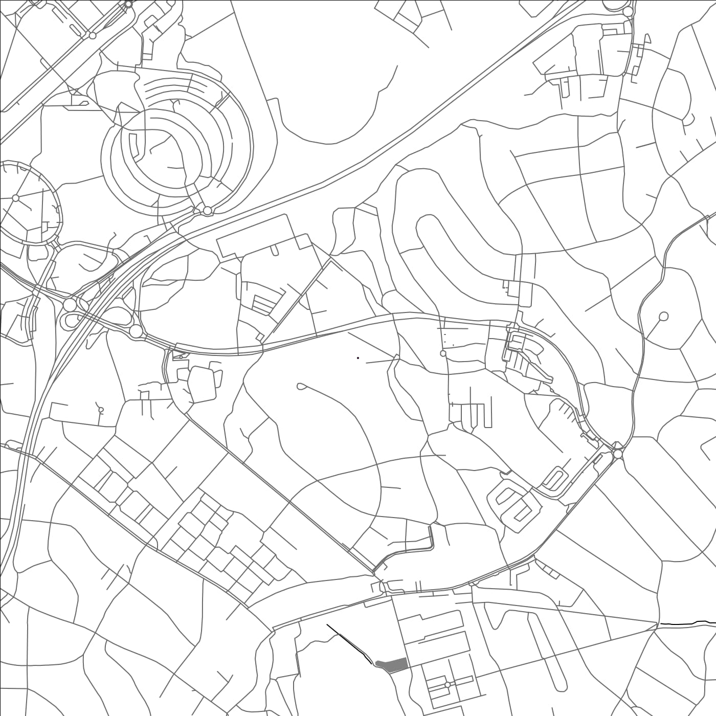 ROAD MAP OF TABY, SWEDEN BY MAPBAKES