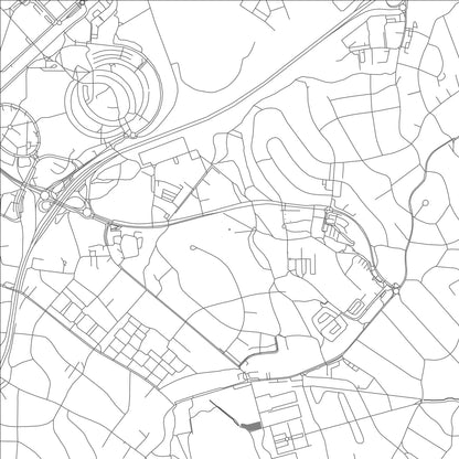 ROAD MAP OF TABY, SWEDEN BY MAPBAKES