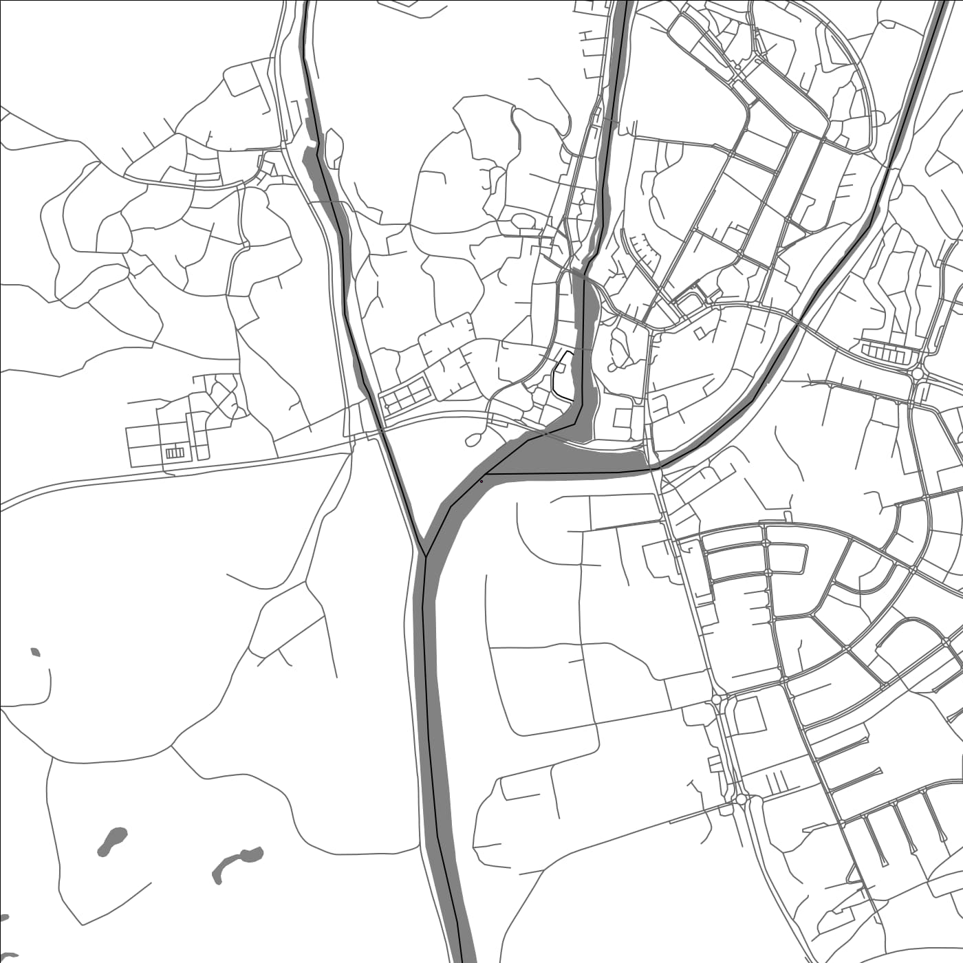 ROAD MAP OF TORSHALLA, SWEDEN BY MAPBAKES