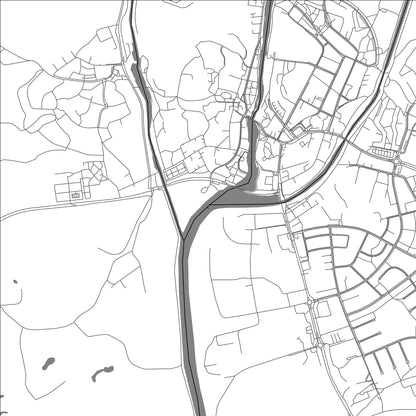 ROAD MAP OF TORSHALLA, SWEDEN BY MAPBAKES