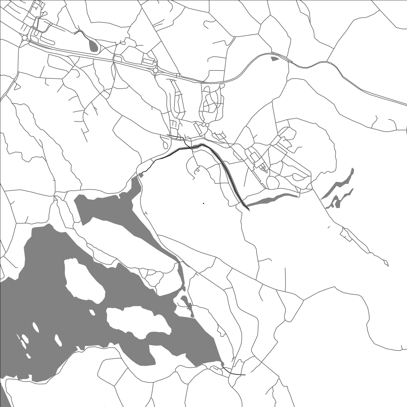 ROAD MAP OF TYRESO, SWEDEN BY MAPBAKES