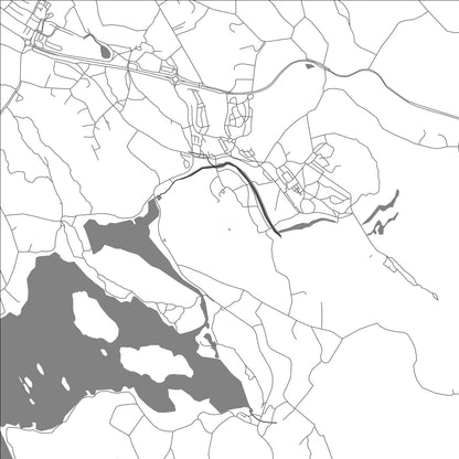 ROAD MAP OF TYRESO, SWEDEN BY MAPBAKES