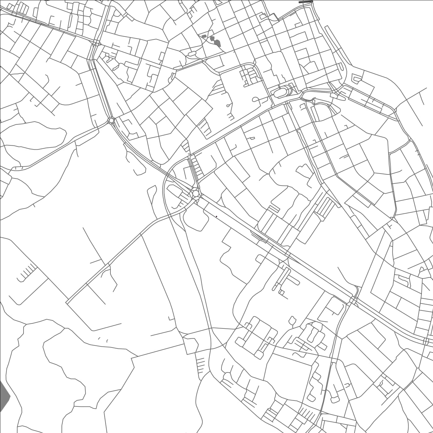 ROAD MAP OF VASTERVIK, SWEDEN BY MAPBAKES