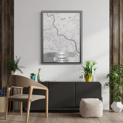 ROAD MAP OF PHICHIT, THAILAND BY MAPBAKES