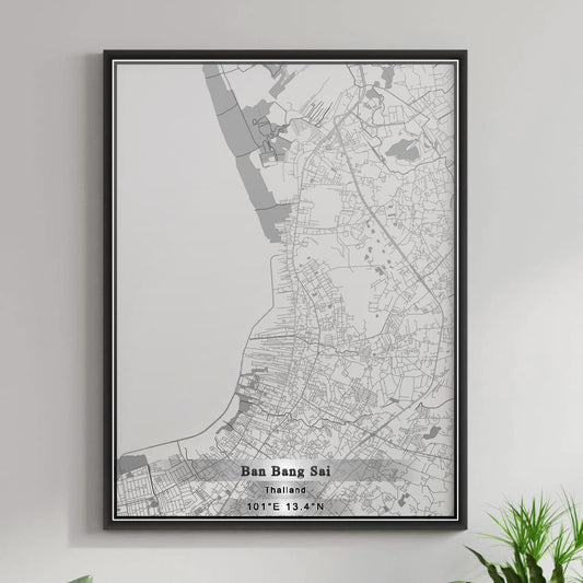 ROAD MAP OF BAN BANG SAI, THAILAND BY MAPBAKES