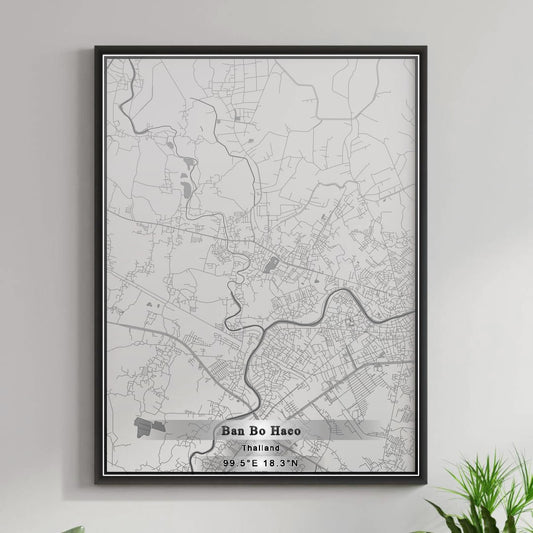 ROAD MAP OF BAN BO HAEO, THAILAND BY MAPBAKES