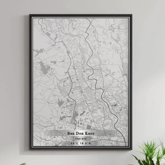 ROAD MAP OF BAN DON KAEO, THAILAND BY MAPBAKES