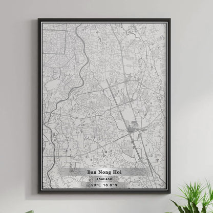 ROAD MAP OF BAN NONG HOI, THAILAND BY MAPBAKES