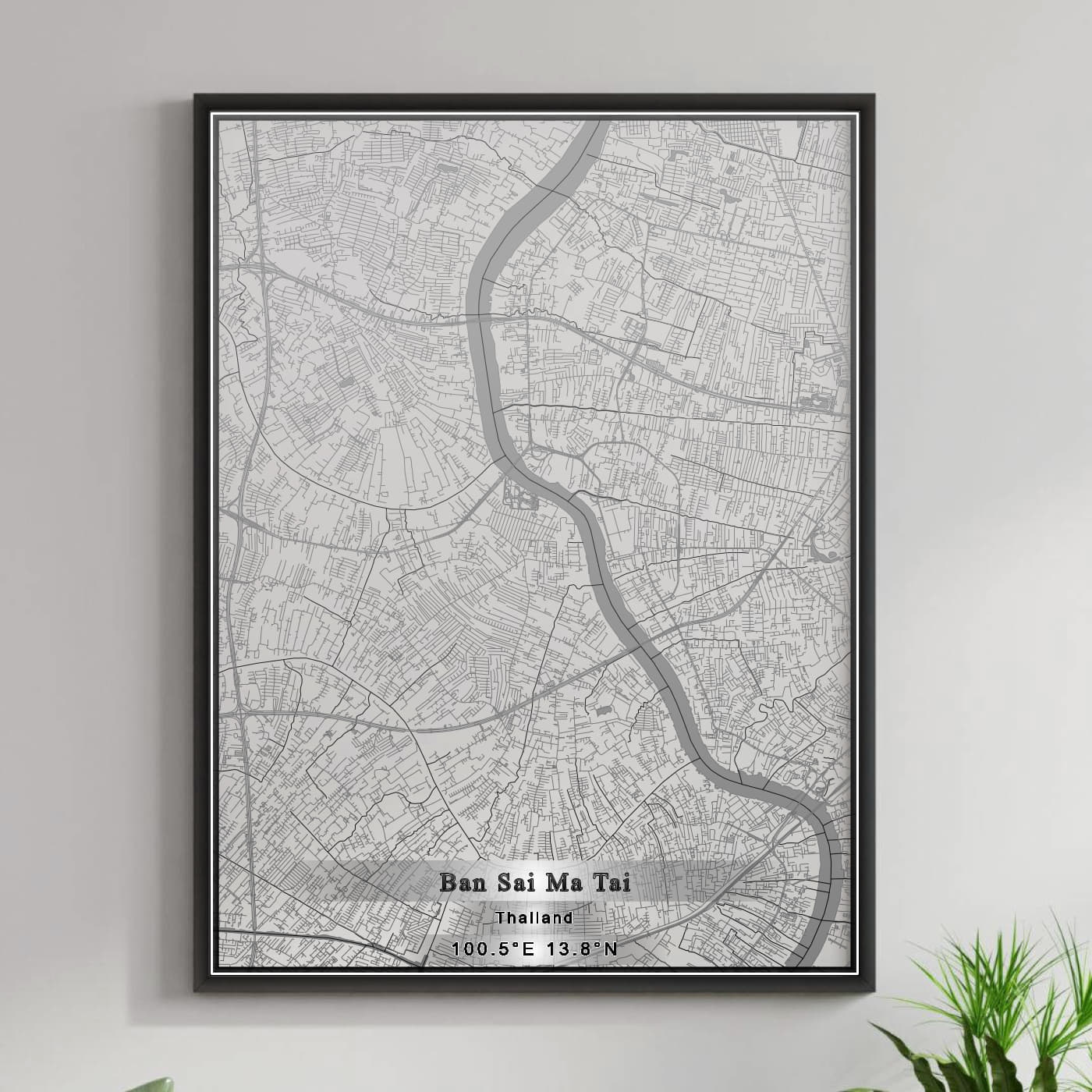 ROAD MAP OF BAN SAI MA TAI, THAILAND BY MAPBAKES