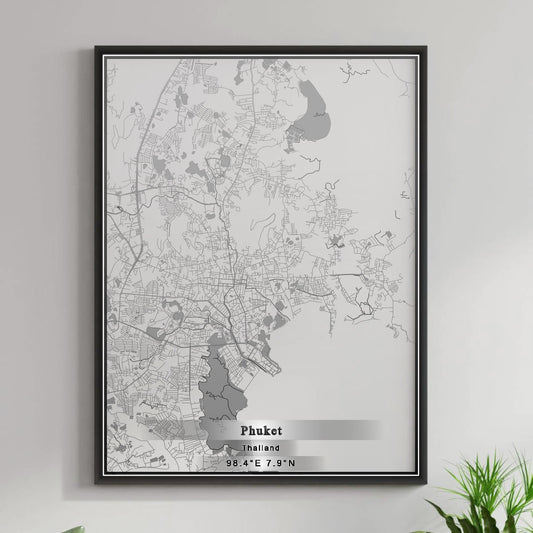 ROAD MAP OF PHUKET, THAILAND BY MAPBAKES