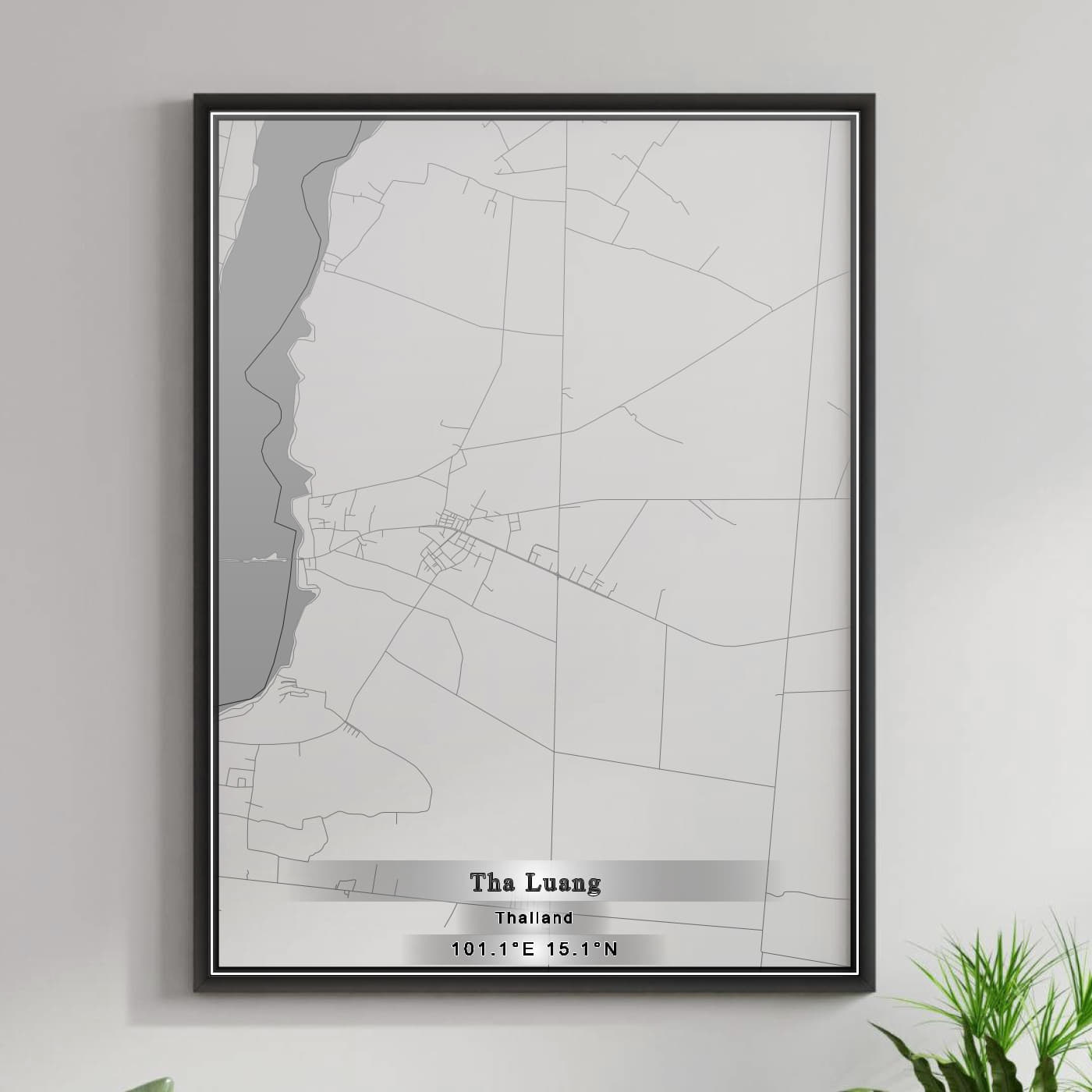 ROAD MAP OF THA LUANG, THAILAND BY MAPBAKES