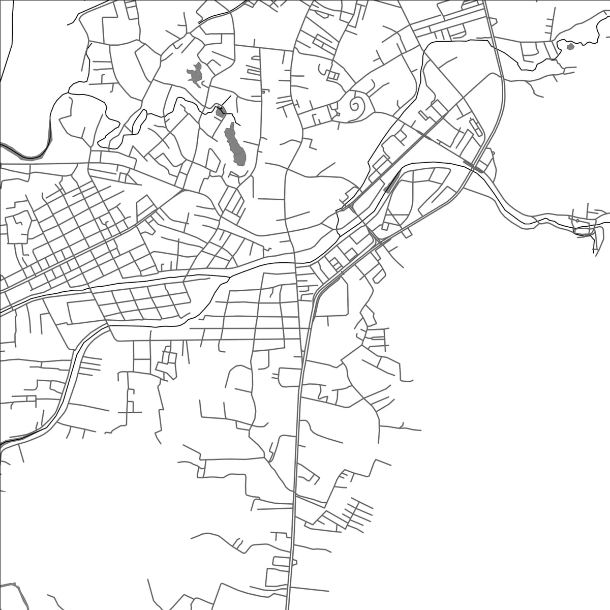 ROAD MAP OF BAN BANG RIN, THAILAND BY MAPBAKES
