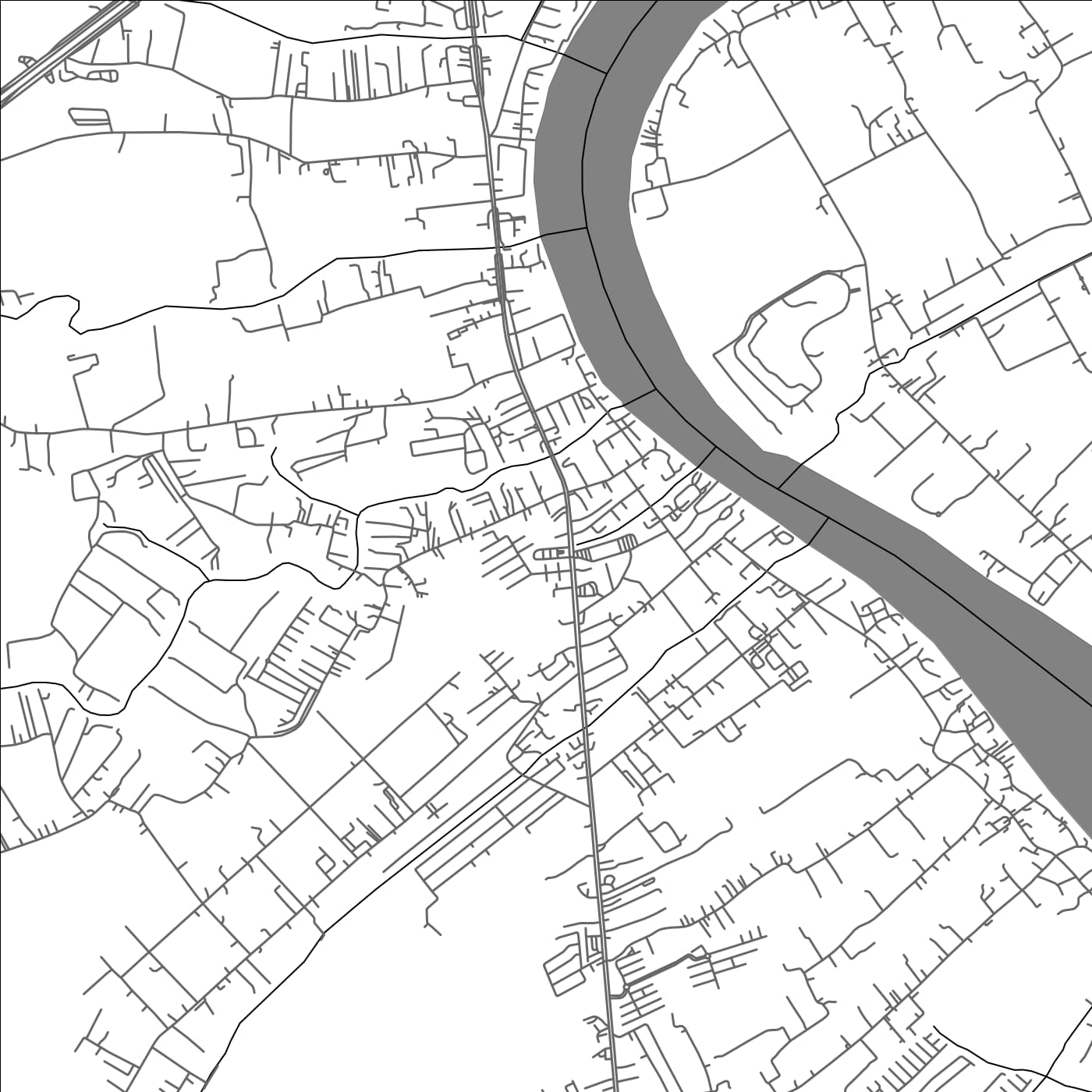 ROAD MAP OF BAN BANG TOEI, THAILAND BY MAPBAKES