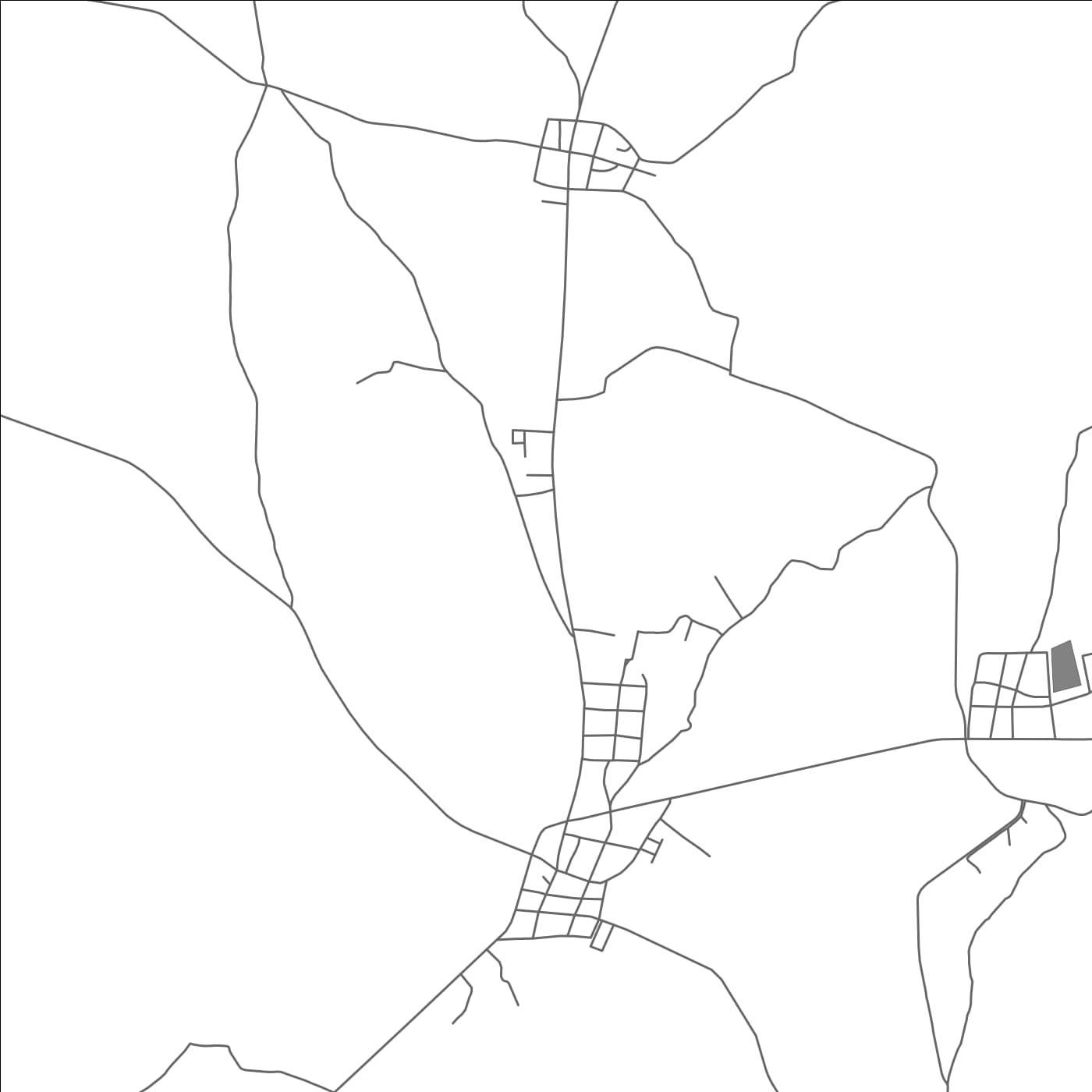 ROAD MAP OF BAN BUNG KHA, THAILAND BY MAPBAKES