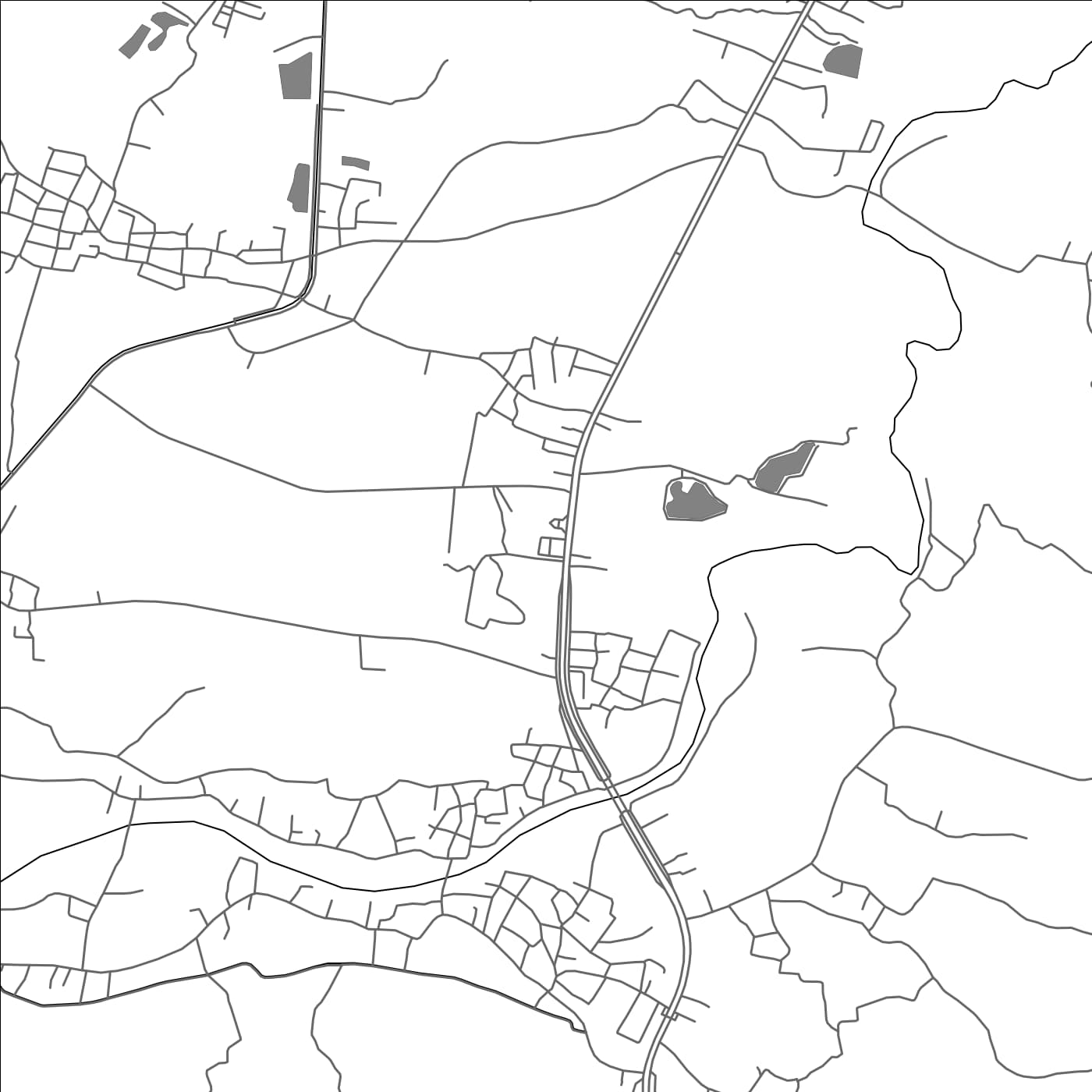 ROAD MAP OF BAN DONG MADA, THAILAND BY MAPBAKES