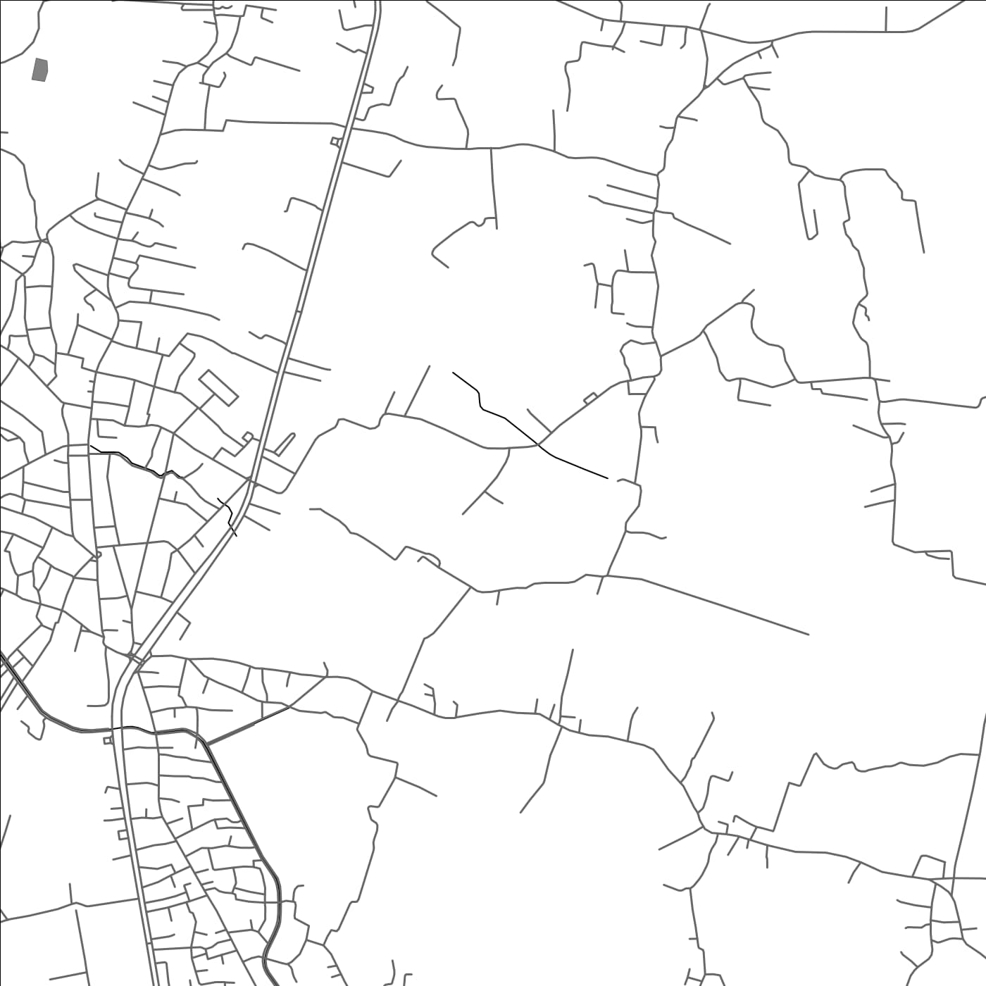 ROAD MAP OF BAN FANG TUEN, THAILAND BY MAPBAKES